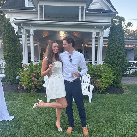 Meshki White Satin Corset Mini Dress - Picture 8 of 8